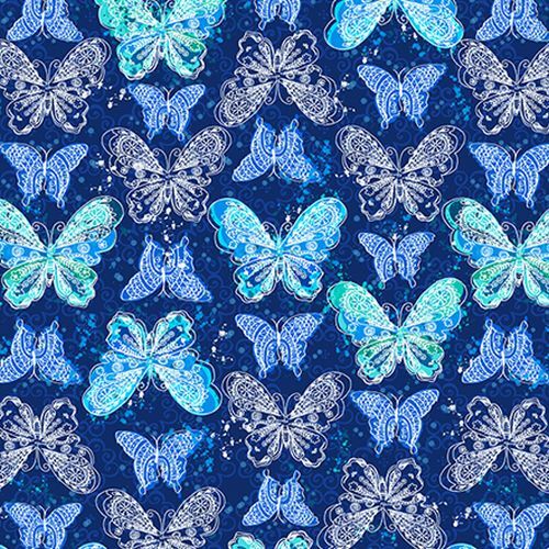 Social Butterfly: Butterfly Celebration (Blue)