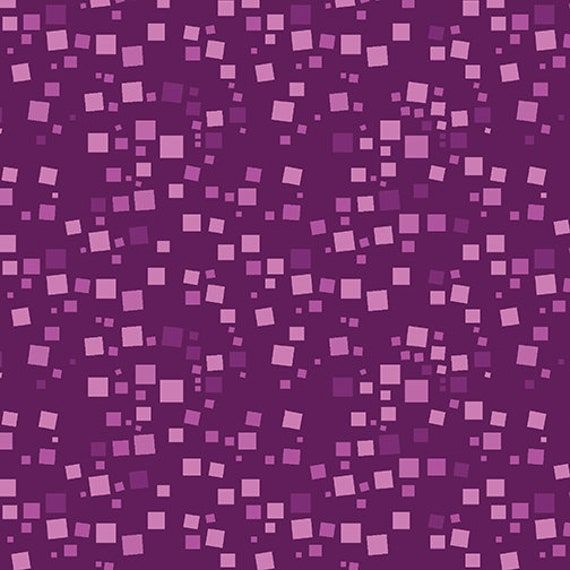 Violet Geo Squares by Benartex