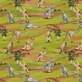 Wildlife Valley: Kangaroos Allover (Grey & Brown)