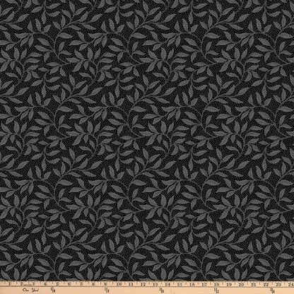 Dolce Vita: Tuscany Leaves (Black/Grey)