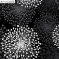 Shimmer & Shine: Shimmery Dandelion Black/Silver by Benartex - Three Wishes Patchwork Fabric