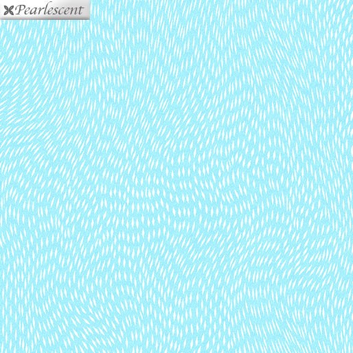 Shimmer & Shine: Shimmery Diamonds Turquoise by Benartex - Three Wishes Patchwork Fabric