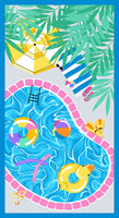 Pool Party Panel by Diana Mancini for Blank Quilting