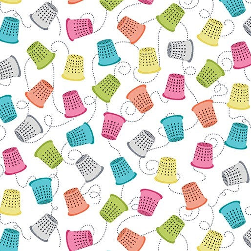 My Happy Place: Thimbles (White)