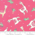 Llama Love: Tossed Llamas (Hot Pink)