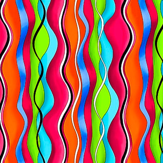 Jubilee - Wavy Stripe by Debi Payne --Digitally Printed - Three Wishes Patchwork Fabric