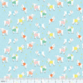 On This Farm: Baby Goats Blue by Blend - Three Wishes Patchwork Fabric