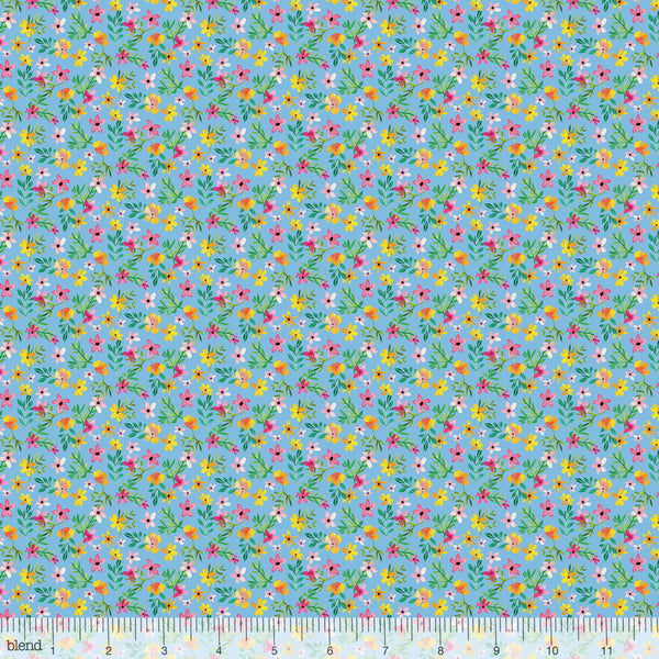 Forest Friends Coordinate Delicate Watercolor Blue by Blend Fabrics