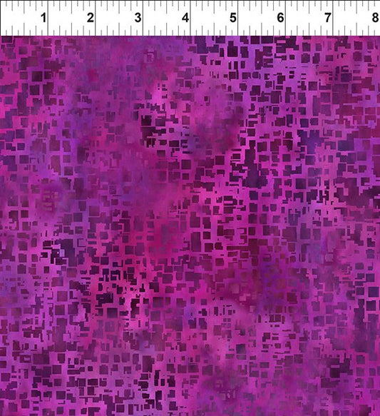 Urban Jungle:  Fuchsia Geo Texture by Jason Yenter for In The Beginning - Three Wishes Patchwork Fabric