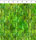 Urban Jungle: Green Brushed Dash by Jason Yenter for In The Beginning - Three Wishes Patchwork Fabric