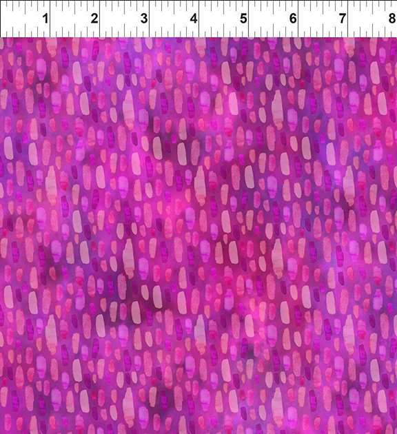 Urban Jungle: Fuchsia Brushed Dash by Jason Yenter for In The Beginning - Three Wishes Patchwork Fabric