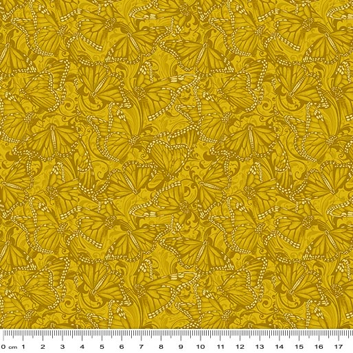 Accent on Sunflowers: Butterfly Fields (Gold)