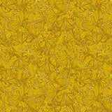 Accent on Sunflowers: Butterfly Fields Gold by Jackie Robinson for Benartex