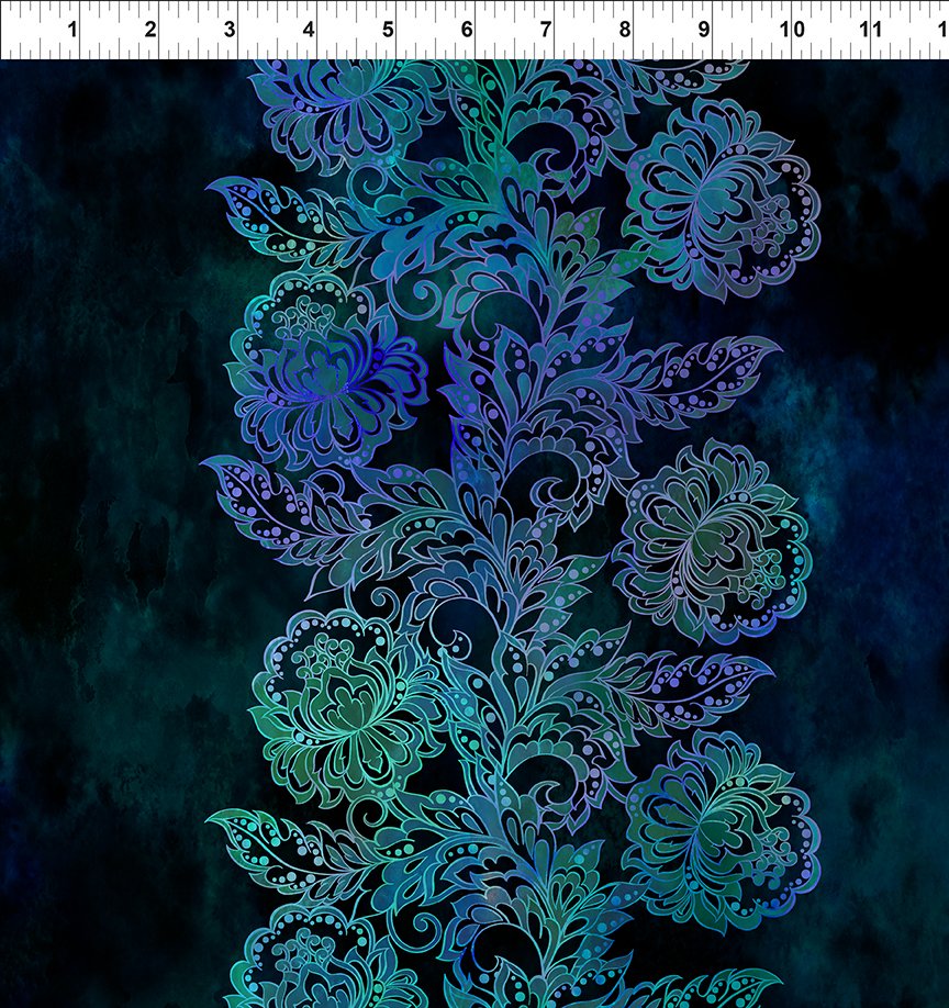 Tapestry: Border (Blue) | 70cm x 110cm