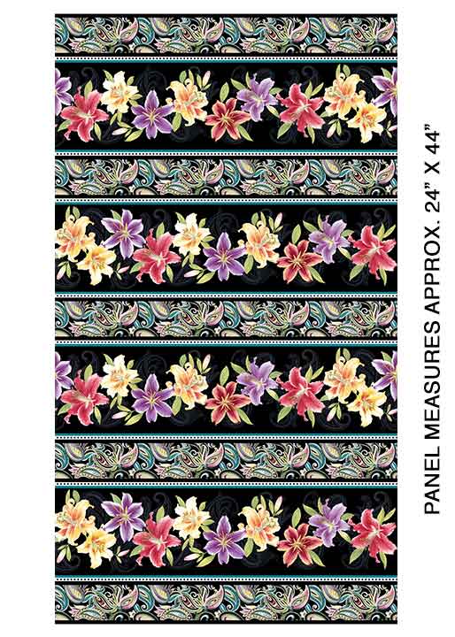 Lilyanne: Lily Stripe by Ann Lauer for Benartex - Three Wishes Patchwork Fabric