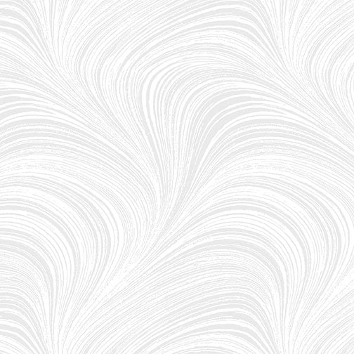 Wave Texture White - Jackie Robinson Benartex - Three Wishes Patchwork Fabric