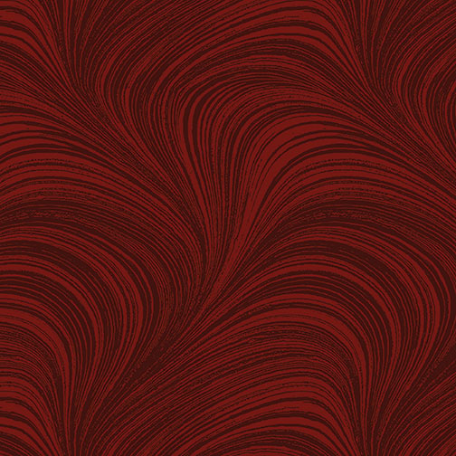 Wave Texture - Dark Red by Benartex