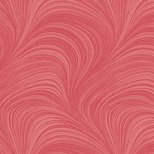 Wave Texture - Raspberry by Benartex - Three Wishes Patchwork Fabric