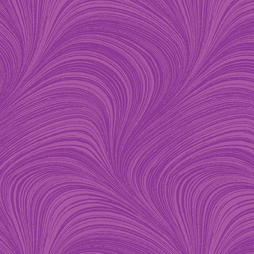 Wave Texture Orchid - Jackie Robinson Benartex - Three Wishes Patchwork Fabric