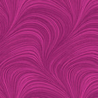 Wave Texture Fuchsia Pink - Jackie Robinson Benartex - Three Wishes Patchwork Fabric