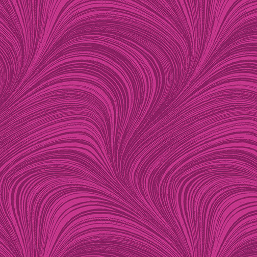 Wave Texture - Fuchsia Pink by Benartex - Three Wishes Patchwork Fabric