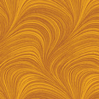 Wave Texture Amber - Jackie Robinson Benartex - Three Wishes Patchwork Fabric