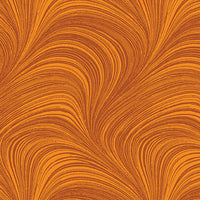 Wave Texture - Pumpkin by Benartex