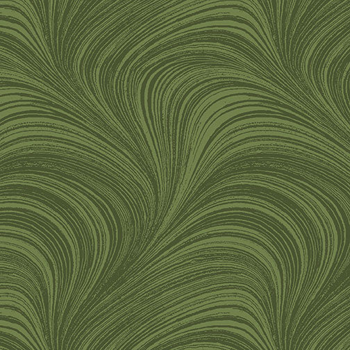 Wave Texture - Medium Green by Benartex