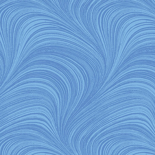 Wave Texture - Blue by Benartex - Three Wishes Patchwork Fabric