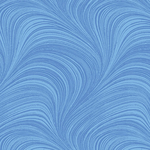 Wave Texture - Blue by Benartex