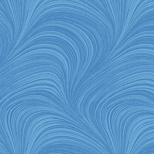 Wave Texture - Sky Blue by Benartex
