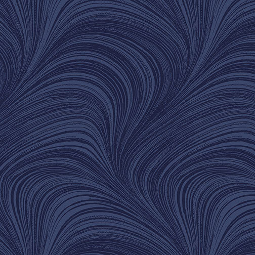 Wave Texture - Navy by Benartex 2966-58