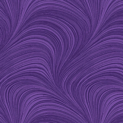 Wave Texture - Grape by Benartex - Three Wishes Patchwork Fabric