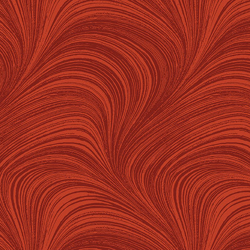 Wave Texture - Paprika by Benartex - Three Wishes Patchwork Fabric