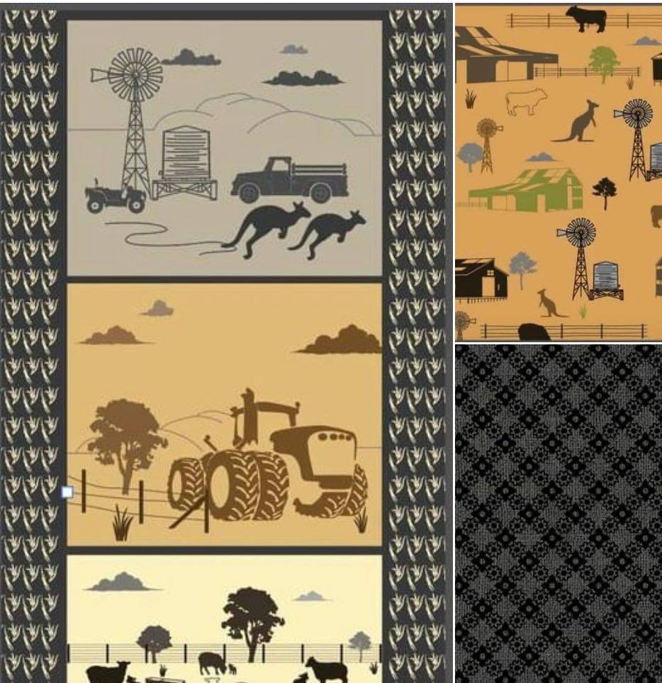 Farmers Fighting Spirit: Panel + 2 x 50cm Coordinates