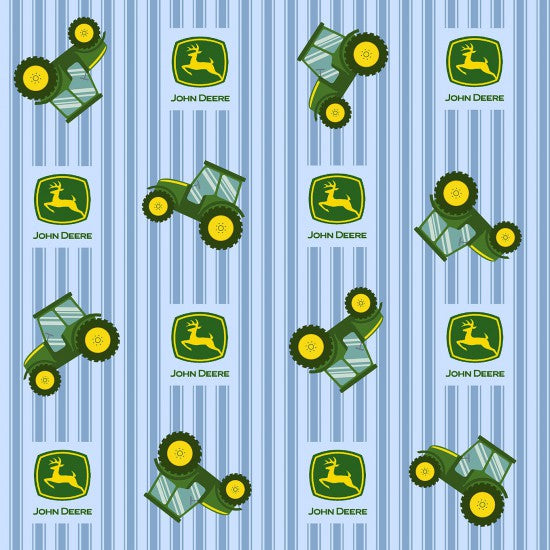 John Deere Nursery: Tractors Blue Stripe (Licensed)