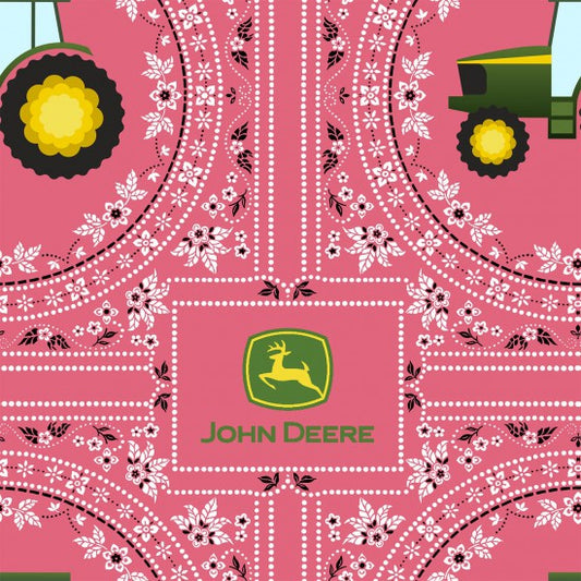 John Deere (Licensed): Nursery Tractors (Pink)