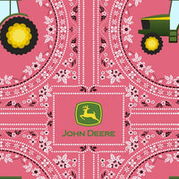 NEW Licensed John Deere Nursery Tractors Pink by Nutex
