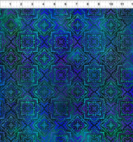 Tapestry - Medallion Blue by Jason Yenter for In The Beginning