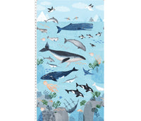 Oceans Away Panel by Rebecca Jones for Clothworks