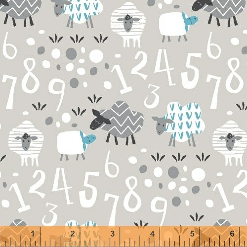 Bah Bah Baby: Counting Sheep (Grey)