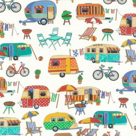 Getaway Camping by Nutex - Three Wishes Patchwork Fabric