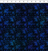 Tapestry Sprigs Blue by Jason Yenter for In The Beginning