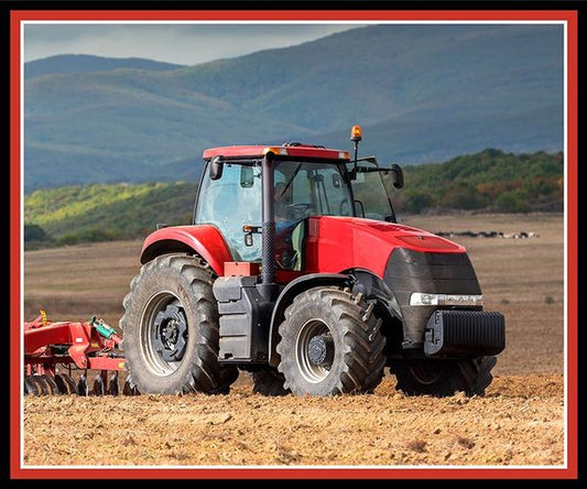Farm Machines: Tractor Panel (Red)
