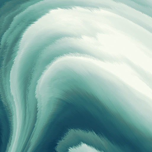 Glacier: Teal - Three Wishes Patchwork Fabric