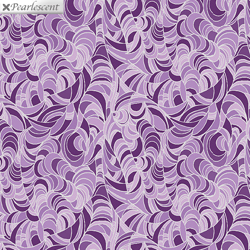 Lilyanne: Ripple Purple by Ann Lauer for Benartex