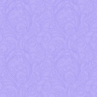 Accent on Magnolias: Classic Scrolls & Blenders: Meadow Scroll Light Purple by Jackie Robinson for Benartex