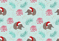 Aussie Christmas: Echidna/Light Green Amanda Joy Designs