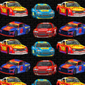 Start Your Engines All Over Cars by Henry Glass - Three Wishes Patchwork Fabric