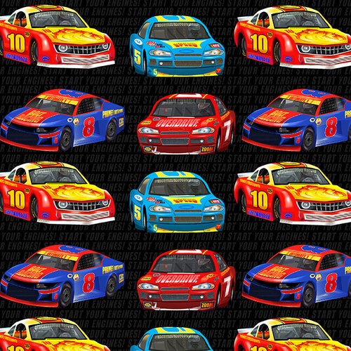 Start Your Engines All Over Cars by Henry Glass - Three Wishes Patchwork Fabric